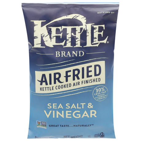 Kettle Brand Salt & Vinegar Potato Chips, 6.5 oz Bags (Pack of 12)