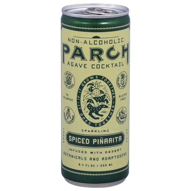Parch Cktl Non-Alcoholic Spiced Piña Rita - 12 x 8.4 oz