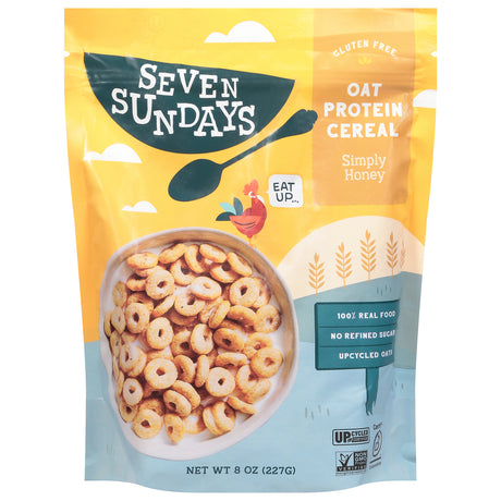 Seven Sundays Grain Free Cereal, Honey, 6  - 8 oz Each