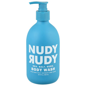 Nudy Rudy Sea Salt Suds Body Wash - 16.9 fl oz - Gentle Exfoliating & Cleansing