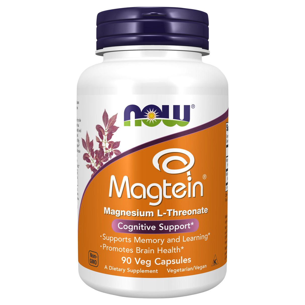 Now Foods Magtein - Brain Health Support - 90 Veg Capsules