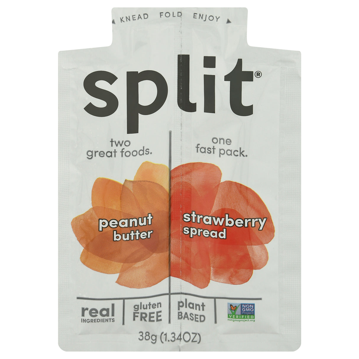 Split Nutrition Peanut Butter Strawberry Pouch | Protein Energy Snack - Deal