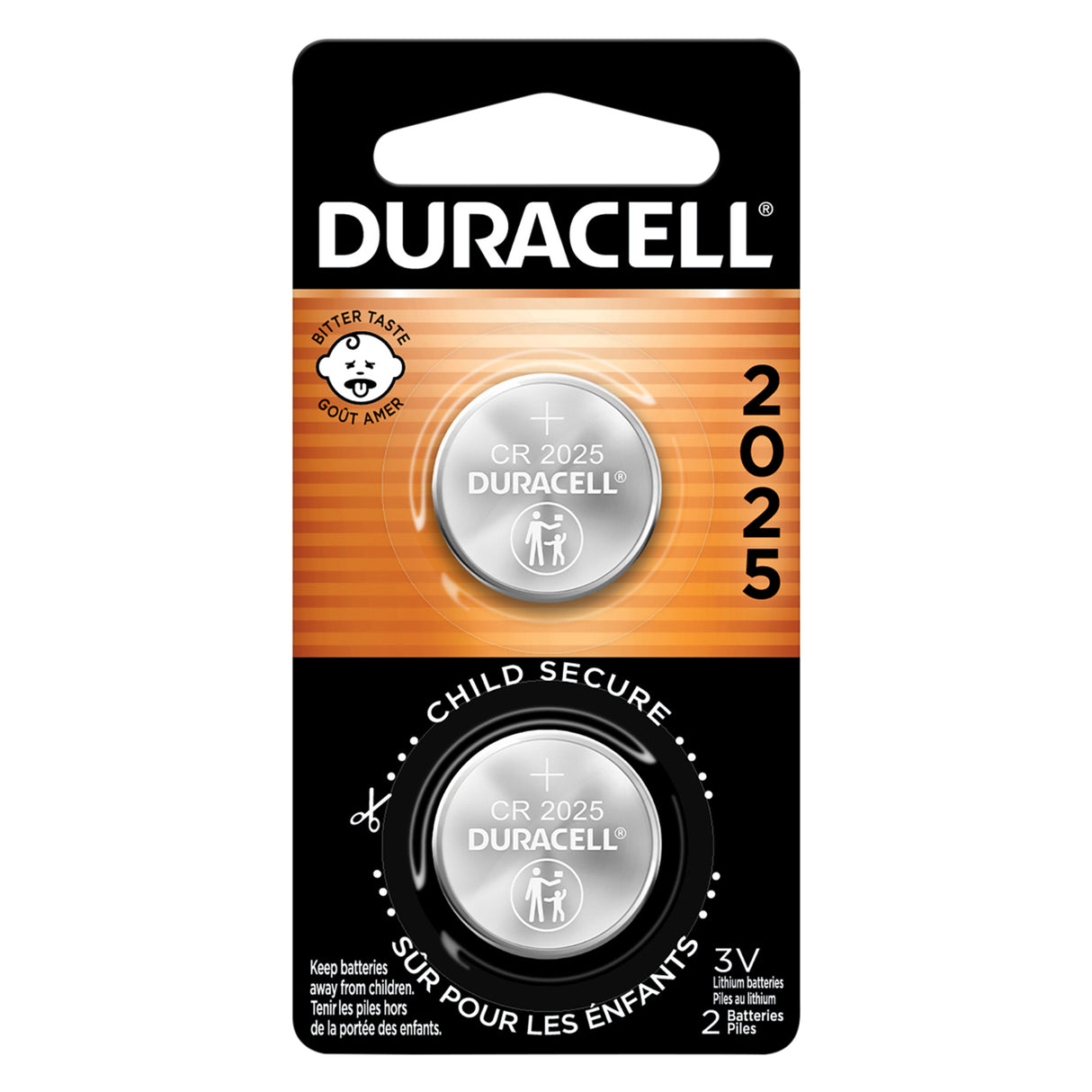 Duracell CR2025 Battery 6-Pack: Long Lasting Lithium Coin Batteries