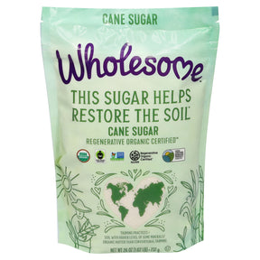 Wholesome Organic Sugar 26oz (12-Pack Case) - Regenerative Cane Sugar