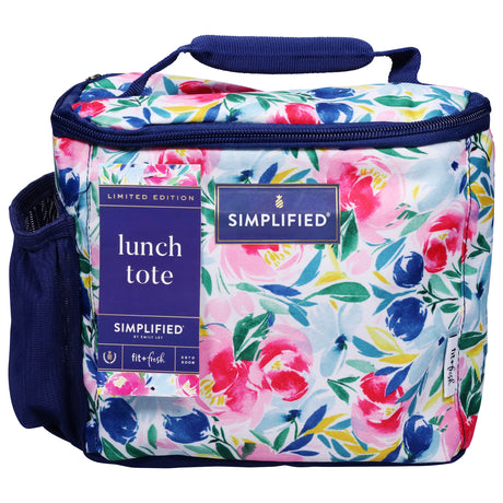 Fit & Fresh Happy Florals Lunch Bag - Count Reusable Insulated Floral Lunchbox