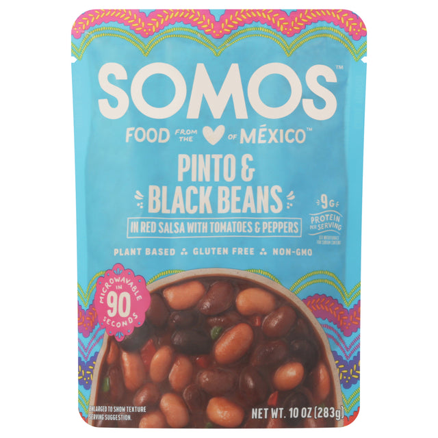 Somos Pinto & Black Beans - 6 x 10 oz  - Ready to Eat
