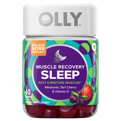 Olly Sleep Muscle Recovery - 40 Count - Nighttime Recovery Supplement