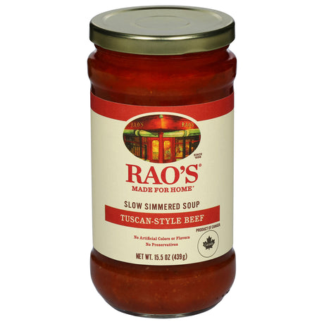 Rao's Tuscan Beef Soup (6-Pack): Hearty & Delicious, Authentic Italian Recipe