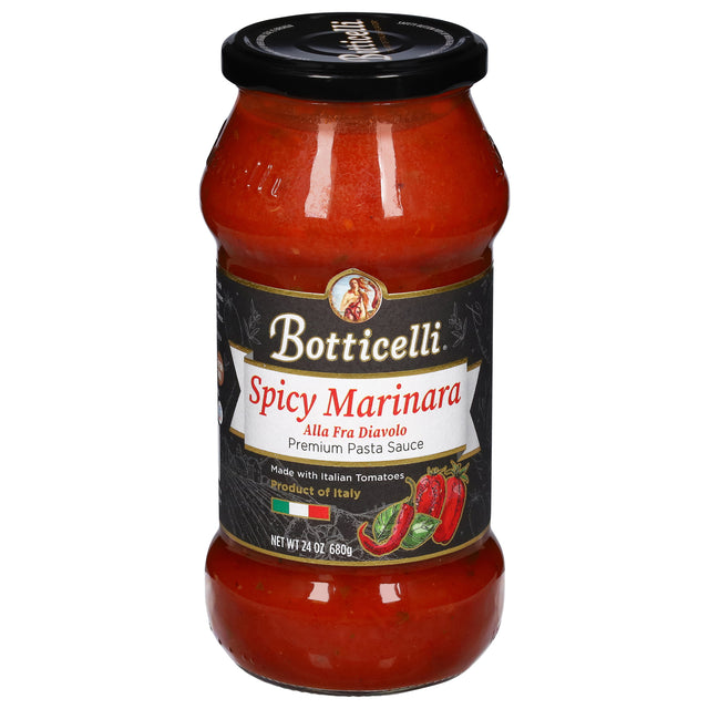 Botticelli Spicy Marinara Sauce 6-Pack: Authentic Italian Pasta Sauce