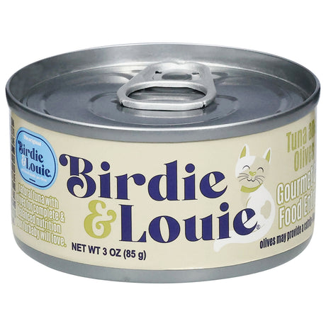 Birdie & Louie Tuna Olivies Cat Food - 12 x 3 oz  - Grain-Free & Delicious