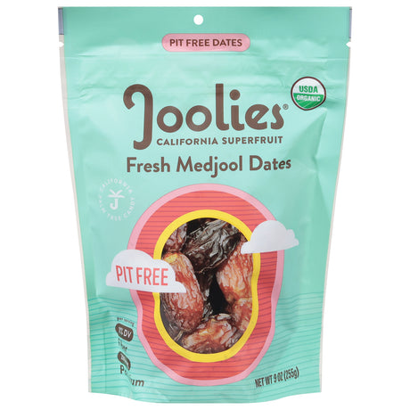 Joolies Medjool Dates, Organic & Pitted, 12-9 oz Containers