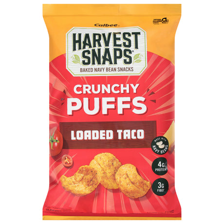 Harvest Snaps Crunchy Puff Loaded Taco - 6 x 4.2 oz Bags