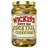 Wickles Dirty Dill Cornichons - 6 x 12 oz  - Crunchy Pickled Delight
