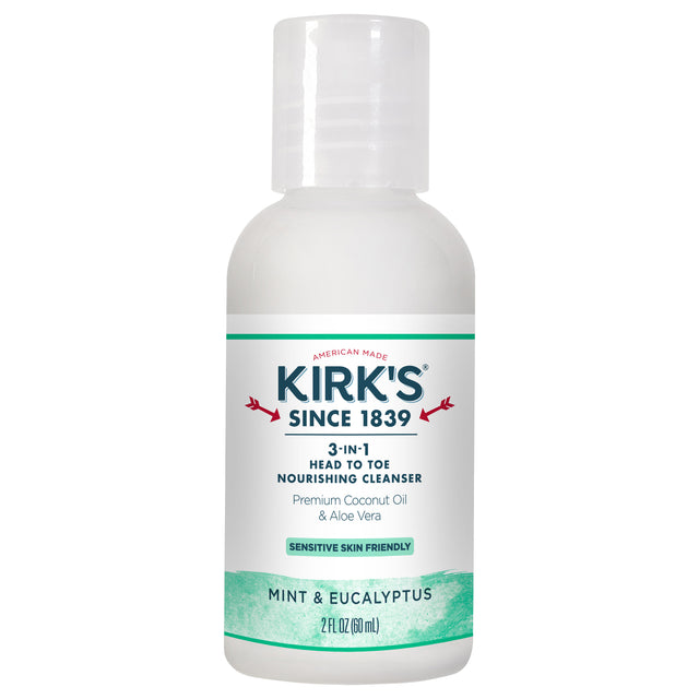Kirk's Natural 3-in-1 Soap Mint Eucalyptus - Single Bar