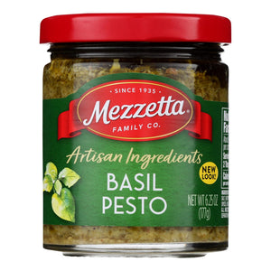 Mezzetta Basil Pesto Sauce - 6.25 Fl Oz - 6 Pack - Authentic Italian Recipe