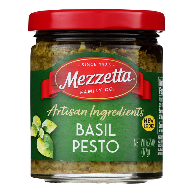 Mezzetta Basil Pesto Sauce - 6.25 Fl Oz - 6 Pack - Authentic Italian Recipe