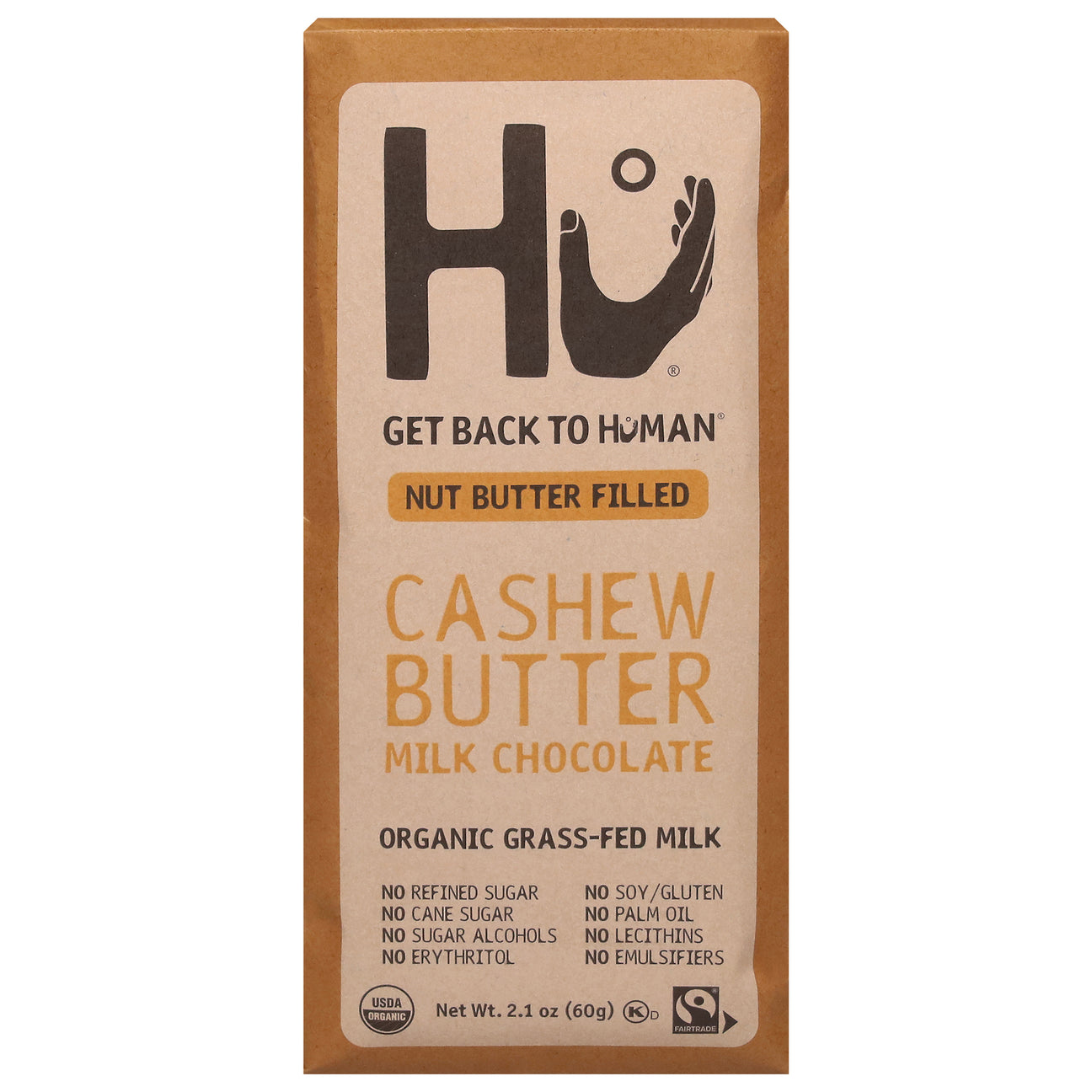 Hu Milk Chocolate Cashew Butter Bars - 6 Pack | Gourmet Chocolate Snack