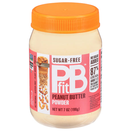 Better Body Foods PBfit Peanut Butter Powder, Sugar-Free, 7 oz, Pack of 6