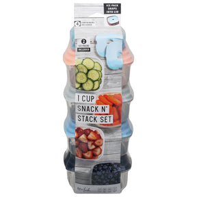 Fit & Fresh Snack Set with Ice Pack, 1 Cup, Single Unit
