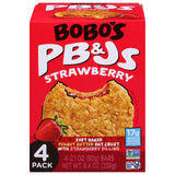 Bobos Oat Bars PB&J Strawberry: 6 Bars | Healthy Snack | Free Shipping