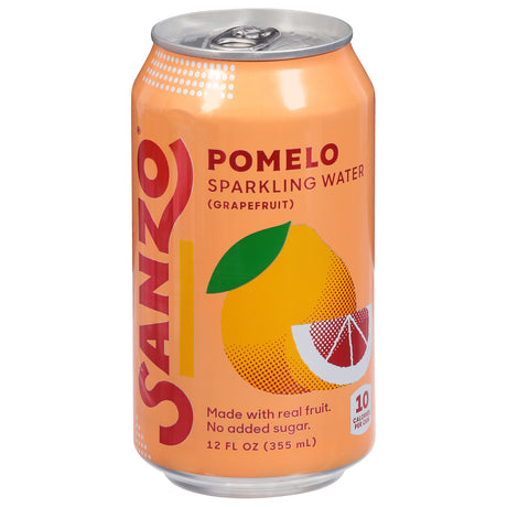 Sanzo Pomelo Sparkling Water 12-Pack: Authentic Asian-Inspired Flavor