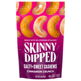 Skinnydipped Cashews Cinn Crunch (Pack of 10) - 4 Oz Bags - Cinnamon Coated