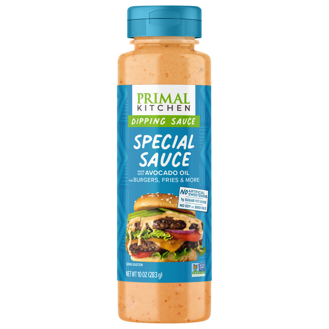 Primal Kitchen Burger Sauce - Special Dipping Sauce, 6x10 oz Bottles.