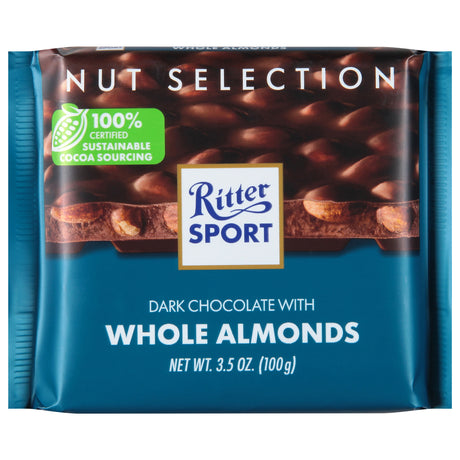 Ritter Sport Dark Chocolate Almonds Multipack | Rich, Intense, 11 x 3.5 Oz