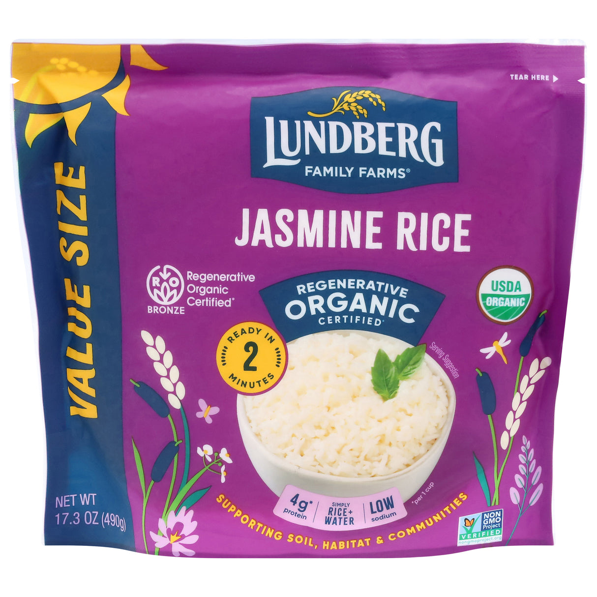 Lundberg Family Farms Organic White Jasmine Rice | 6-Count - Shop Now!