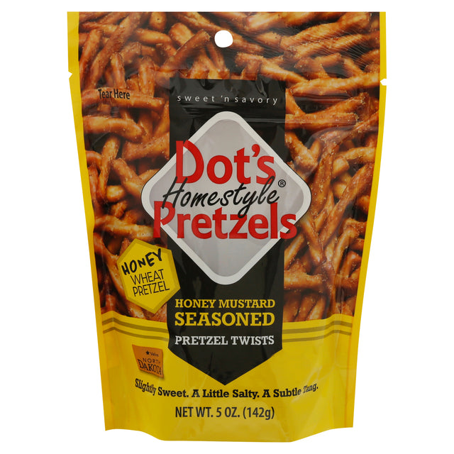 Dot's Pretzels Honey Mustard - 10-5 Oz (Pack of 10)