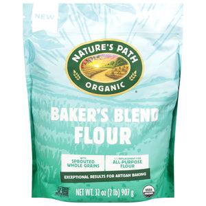 Nature's Path Organic Flour Baker's Blend, 32 oz (4-Pack) | Baking Flour