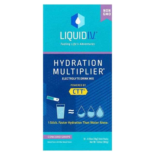 Liquid I.V. Grape Hydration Multiplier - Drink Mix 10- 5.65 Oz