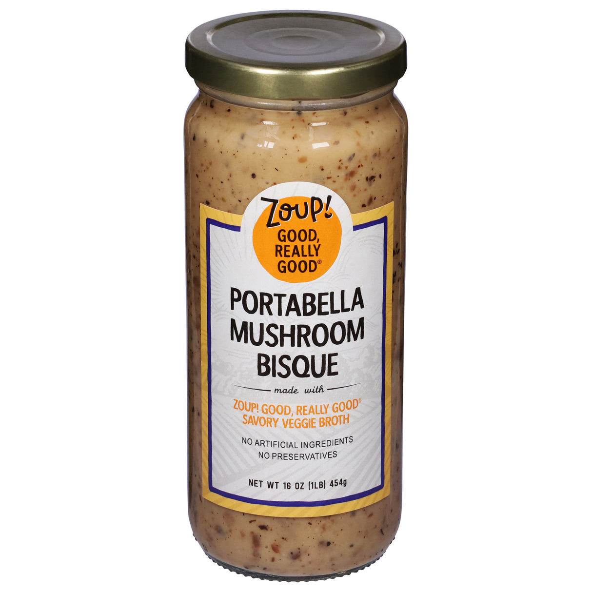 Zoup! Good, Really Good Portabella Mushroom Bisque Soup, 6-Pack of 16 oz.