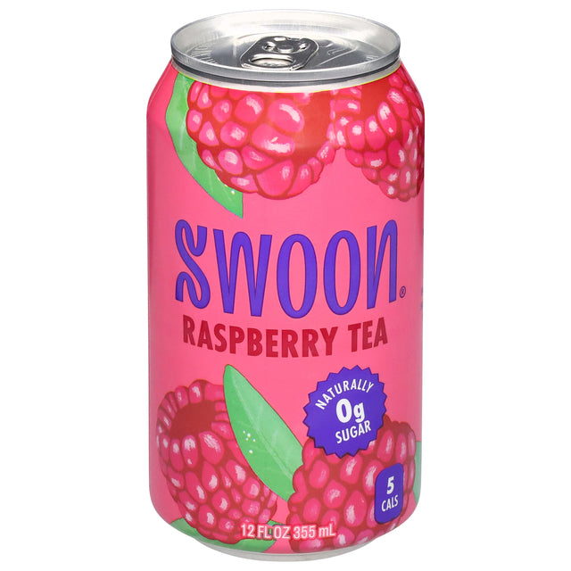 Swoon Raspberry Tea Zero Sugar (12-Pack) - 12 oz