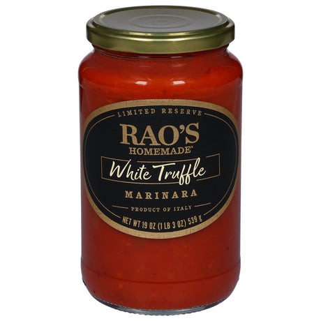 Rao's White Truffle Marinara Sauce - Gourmet Pasta Sauce 6 Jars (19 oz)