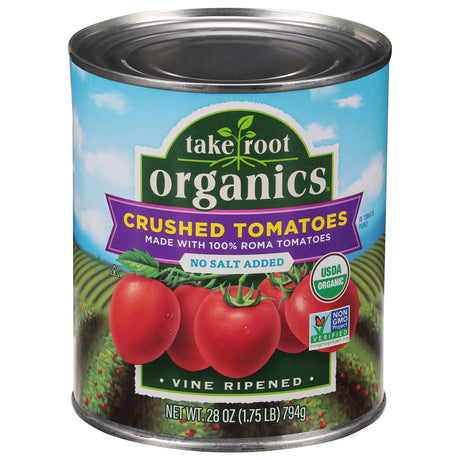 Take Root Organics Crushed Tomatoes No Salt (6-Pack) | Organic Tomatoes