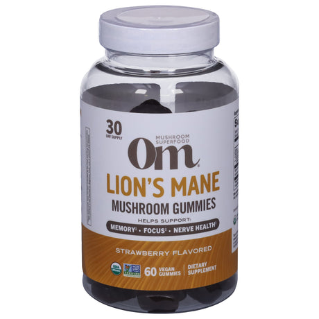 Om Gummy Organic Mushroom Supplement - 60 Count