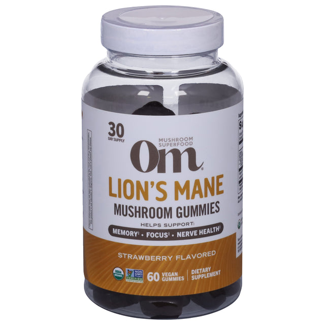 Om Gummy Organic Mushroom Supplement - 60 Count