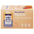 Hop Wtr - Sparkling Peach Hop Water, 6/12 fl oz (Case of 4) - Non-Alcoholic Refreshment