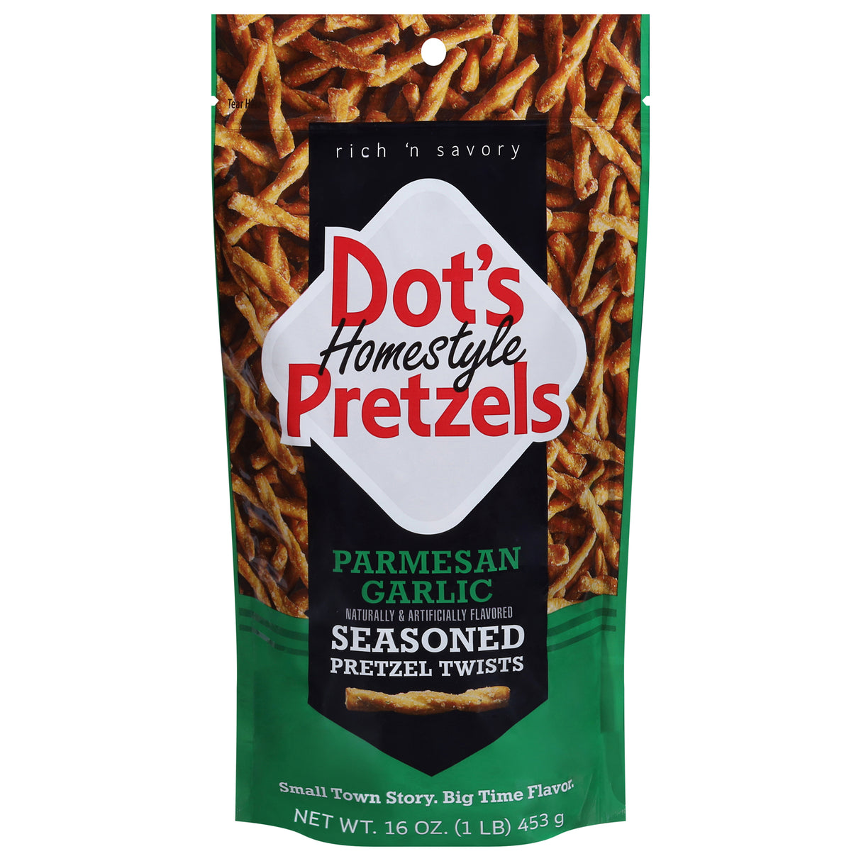 Dot's Parmesan Garlic Pretzels - 10 Count Party Size - Delicious Snacks