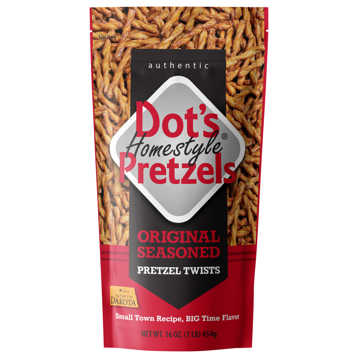 Dot's Homestyle Pretzels Original - 16 oz Bags - 10 Count Case
