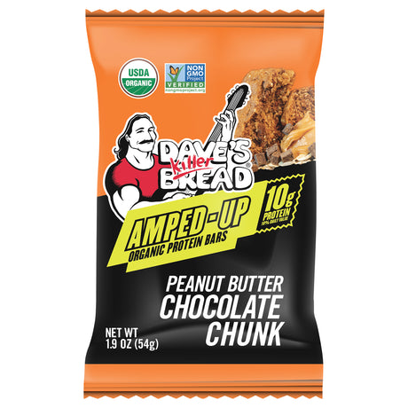 Dave's Killer Bread: Chocolate Peanut Butter Bar- Healthy Snack-12 Count