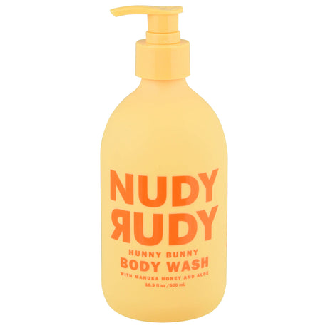 Nudy Rudy Hunny Bunny Body Wash, 500 mL - Gentle & Moisturizing