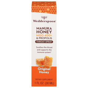 Wedderspoon Manuka Honey Throat Spray - 1 fl oz - Natural Relief