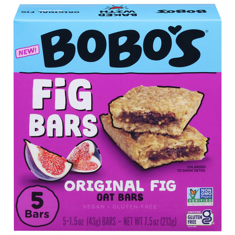 Bobo's Oat Bars - Soft Baked Fig Bars - Original Flavor - (6 Pack)