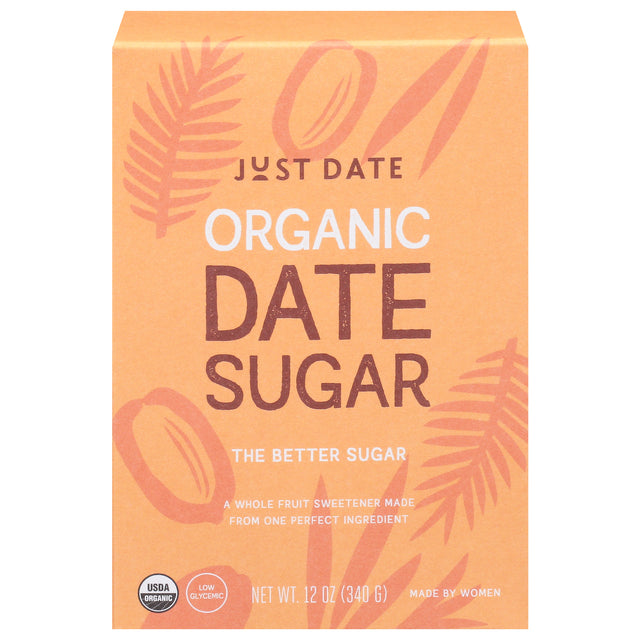 Just Date Syrup (Pack of 6) - Natural Sugar Substitute, 12 Oz