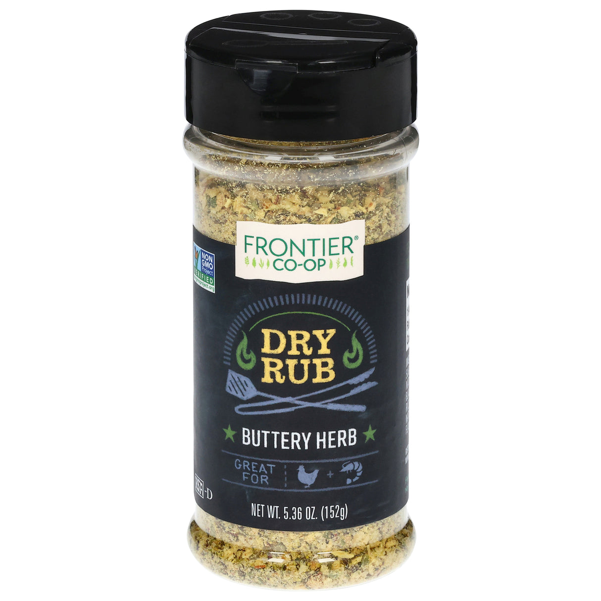 Frontier Buttery Herb Dry Rub - 5.36 oz - All Natural Seasoning