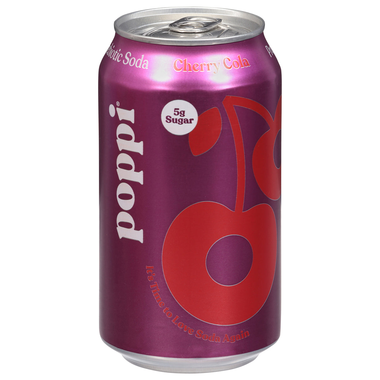 Poppi Cherry Cola Prebiotic Soda 12 Pack - Healthy & Delicious, Best Soda