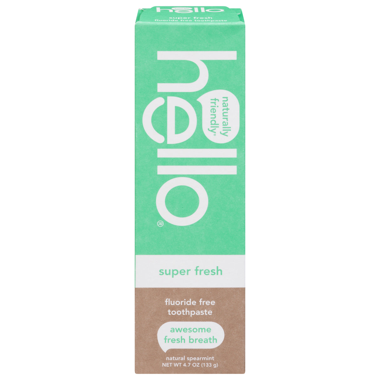 Hello Products, Llc Natural Spearmint Fluoride Toothpaste - 4.7 oz