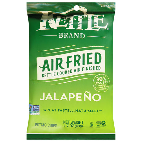Kettle Brand Air Fried Jalapeño Chips, 24 Bags | Crunchy Kettle Chips